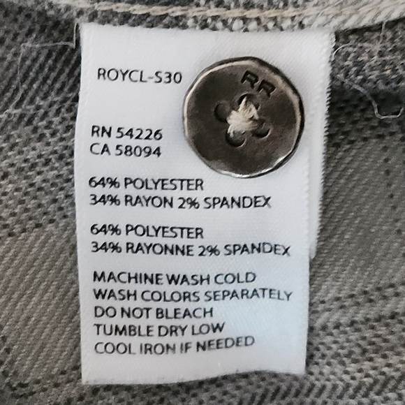 Royal Robbins Long Sleeve Stretch Plaid Shirt – Men's Size L – Gray – Excellent - Picture 9 of 14